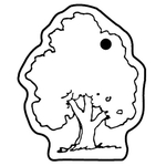 Key Tags - Soft Vinyl - Stock Shape Collection - Tree