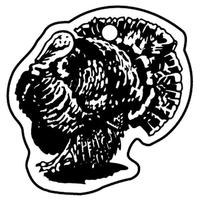 Key Tags - Soft Vinyl - Spot Color Screen Print -... from ASI 80210 Quikey...