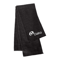 69" x 7 1/4" knit scarf made of acrylic material.... from ASI 88060 Snugz/USA...