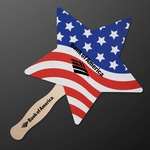 American Flag Star Hand Fan (Non-Light Up)