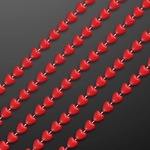 Red Heart Beads Value Necklace (Non-Light Up)