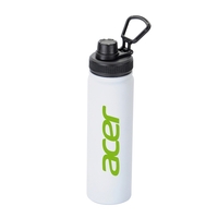 24 ounce stainless steel vacuum bottle with belt or carry ring.... from ASI...