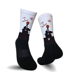 Sublimated Blank Athletic Socks (Cotton Bottom)