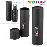 Cylinder gift box for storing drinkware and apparel.... from ASI 88060...