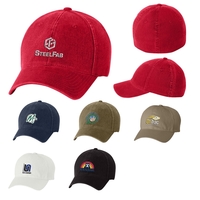 Baseball cap with a low profile, six-panel design and a matching... from ASI...