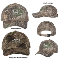 Camo cap with a structured style, mid-profile and a stitched sweatband.......