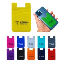 This double pocket cell phone wallet is made of a silicone... from ASI 52710...
