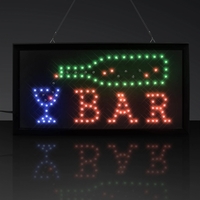 LED BAR Sign, Plug-In Moving Lights