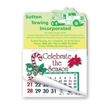 3" x 4 1/4" Calendar Magnet Tow Truck Shape