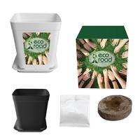 Planter kit with seeds, sponge and flower pot.... from ASI 61125 Hit...