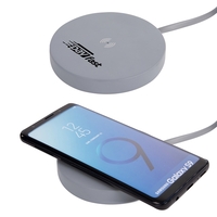 Round wireless charger with power cord.... from ASI 61125 Hit Promotional...