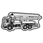 Key Tags - Soft Vinyl - Stock Shape Collection- Mobile Crane