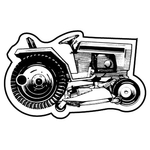 Key Tags - Soft Vinyl- Stock Shape Collection- Tractor Mower