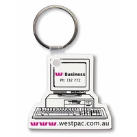 Key Tags - Soft Vinyl - Spot Color Screen Print - Computer