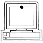 Key Tags - Soft Vinyl - Stock Shape Collection - Computer