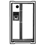 Key Tags - Soft Vinyl - Stock Shape Collection- Refrigerator