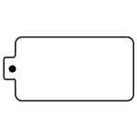 Key Tags - Soft Vinyl - Stock Shape Collection - Rectangle