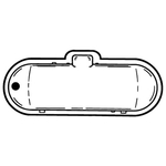 Key Tags - Soft Vinyl - Stock Shape Collection- Propane Tank