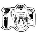 Key Tags - Soft Vinyl - Stock Shape Collection - Camera