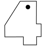 Key Tags - Soft Vinyl - Stock Shape Collection - Number 4