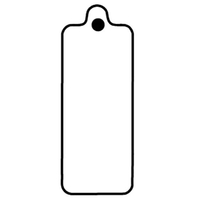 Key Tags - Soft Vinyl - Spot Color Screen Print -... from ASI 80210 Quikey...