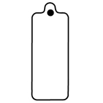Key Tags - Soft Vinyl - Stock Shape Collection - Rectangle
