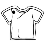 Key Tags - Soft Vinyl - Stock Shape Collection - T-Shirt