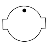 Key Tags - Soft Vinyl - Stock Shape Collection - Round