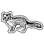 Key Tags - Soft Vinyl - Stock Shape Collection - Fox