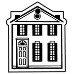 Key Tags - Soft Vinyl - Stock Shape Collection - House