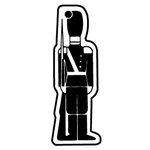 Key Tags - Soft Vinyl - Stock Shape Collection - Soldier