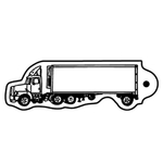 Key Tags - Soft Vinyl - Stock Shape Collection - Semi Truck
