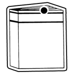 Key Tags - Soft Vinyl - Stock Shape Collection - Book