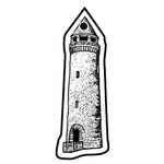 Key Tags - Soft Vinyl - Stock Shape Collection - Lighthouse