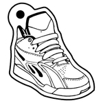 Key Tags - Soft Vinyl - Stock Shape Collection - Shoe