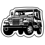 Key Tags - Soft Vinyl - Stock Shape Collection - Jeep