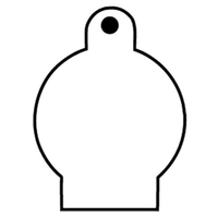 Key Tags - Soft Vinyl - Spot Color Screen Print -... from ASI 80210 Quikey...