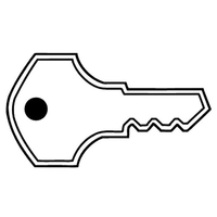 Key Tags - Soft Vinyl - Spot Color Screen Print -... from ASI 80210 Quikey...