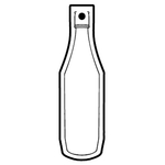 Key Tags - Soft Vinyl - Stock Shape Collection - Bottle