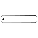 Key Tags - Soft Vinyl - Stock Shape Collection - Rectangle