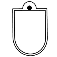 Key Tags - Soft Vinyl - Spot Color Screen Print -... from ASI 80210 Quikey...