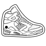 Key Tags - Soft Vinyl - Stock Shape Collection - Shoe