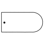 Key Tags - Soft Vinyl - Stock Shape Collection - Rectangle