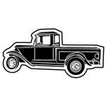 Key Tags - Soft Vinyl - Stock Shape Collection- Pickup Truck