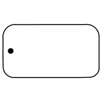 Key Tags - Soft Vinyl - Spot Color Screen Print -... from ASI 80210 Quikey...