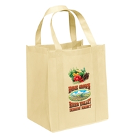 Non-Woven Polypropylene grocery tote with dual reinforced handles.... from...