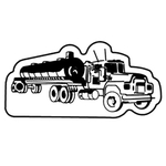 Key Tags - Soft Vinyl - Stock Shape Collection- Tanker Truck