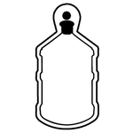 Key Tags - Soft Vinyl - Stock Shape Collection - Bottle