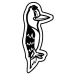 Key Tags - Soft Vinyl - Stock Shape Collection - Woodpecker