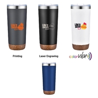 20 Oz. Sip Tek Vacuum Tumbler with Cork Bottom